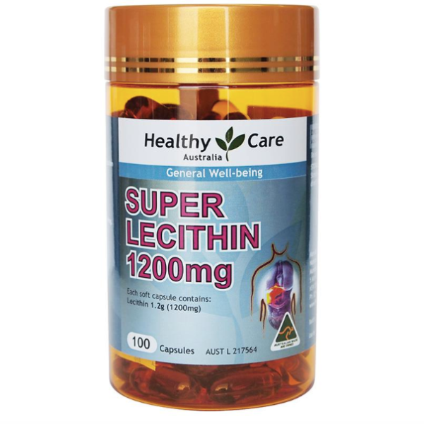 Healthy Care Super Lecithin 1200mg 100 Capsules Bio Herb NZ