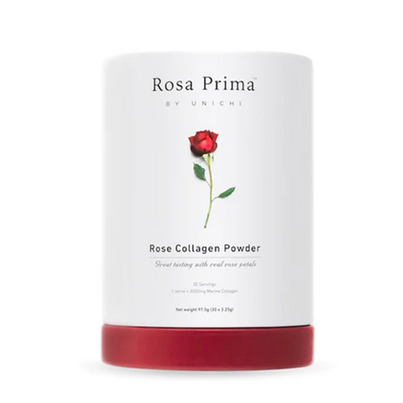 Unichi Rosa Prima Rose Collagen Powder Sachets 3.25g x 30 06/2024