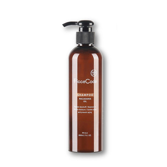 FicceCode Shampoo with Organic Macadamia Oil 260ml