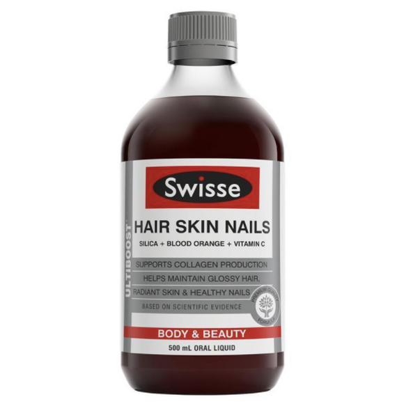 Swisse Ultiboost Hair Skin Nails 500ml-EXP DATE 12/2020