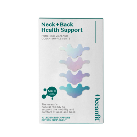 New Zealand Oceanfit Neck + Back Health Suppor 40 Capsules Greenshell Mussel