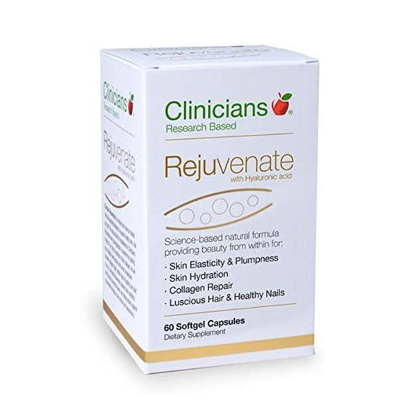 Clinicians Rejuvenate with Hyaluronic Acid 60 capsules