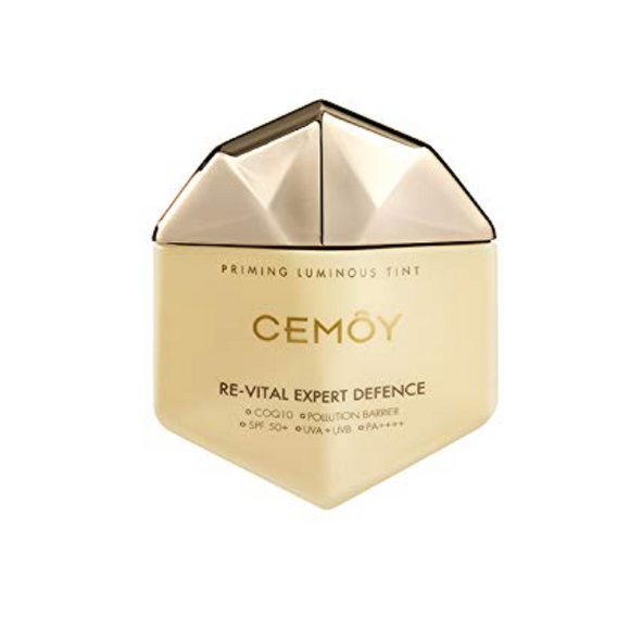 CEMOY Priming Luminous Tint Re vital Expert Defence SPF 50+ PA++++ Sunscreen Lotion 50g
