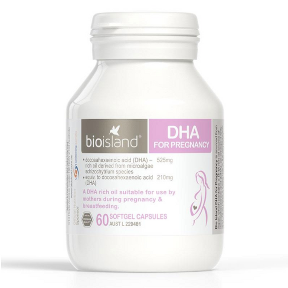 Bio Island DHA for Pregnancy 60 Softgel Capsules