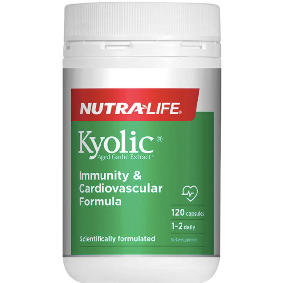 Nutra-Life Kyolic Aged Garlic Extract High Potency 120 Capsules NEW