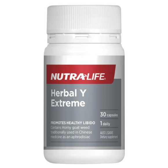Nutra-Life Herbal Y Extreme 30 Capsules 02/2023