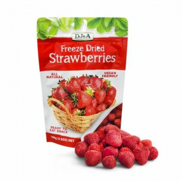 DJ&A Freeze Dried Strawberries 100 g