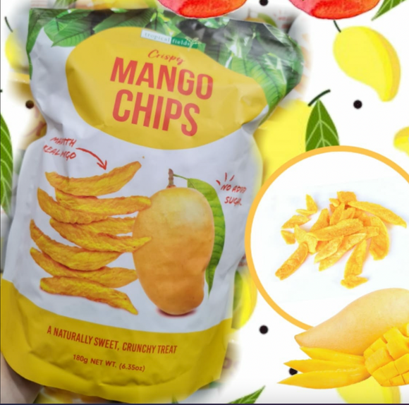 TROPICAL FIELDS CRISPY MANGO CHIPS 180G