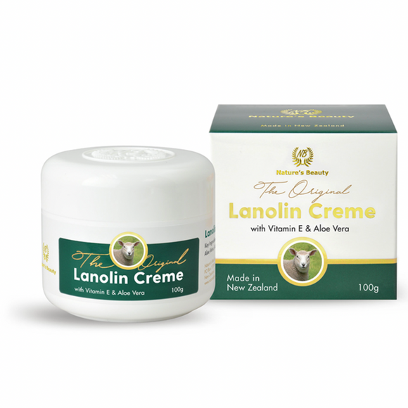 NATURE'S BEAUTY Lanolin Creme With Vitamin E & Aloe Vera 100g