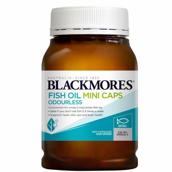 Blackmores Odourless Fish Oil 400 Mini Capsules