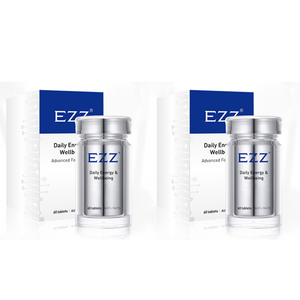 EZZ Daily Energy & Wellbeing Advanced Formulation 60 tablets*2 Bottles (NMN NAD+ New Version)