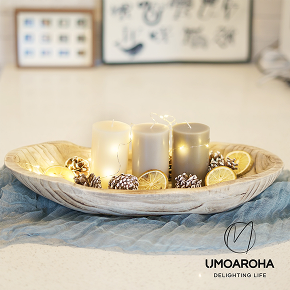 Umoaroha Wooden Dough Bowl, 17