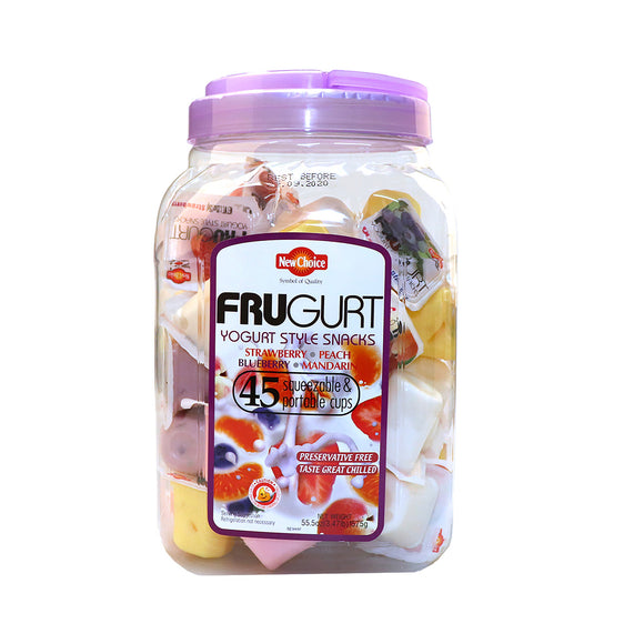 New Choice Frugurt Yogurt Style Snacks 45 X 35g Total 1575g