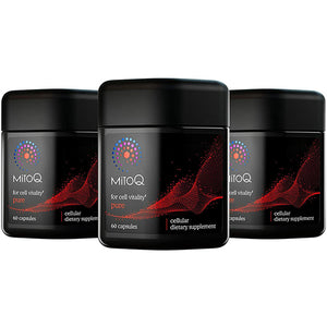 3 Packs MitoQ 5mg Cellular Energy 60 Capsules (180 Caps in total)