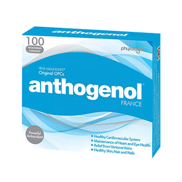 Anthogenol 100 Capsules Multi Active Phyto Nutrient Complex Orginal OPCs