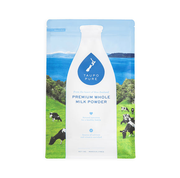 New Zealand Taupo Premium Whole Milk Powder 1 Kg